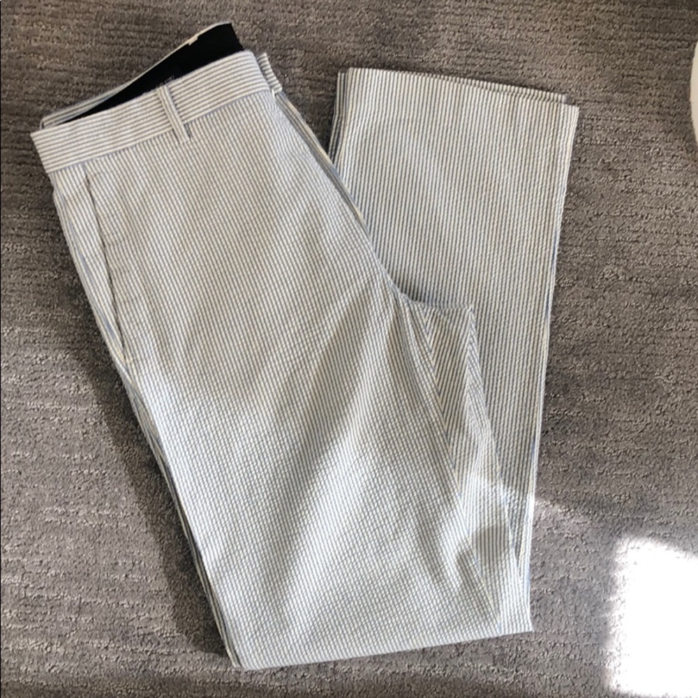 NWOT J. Crew seersucker slack 32x32